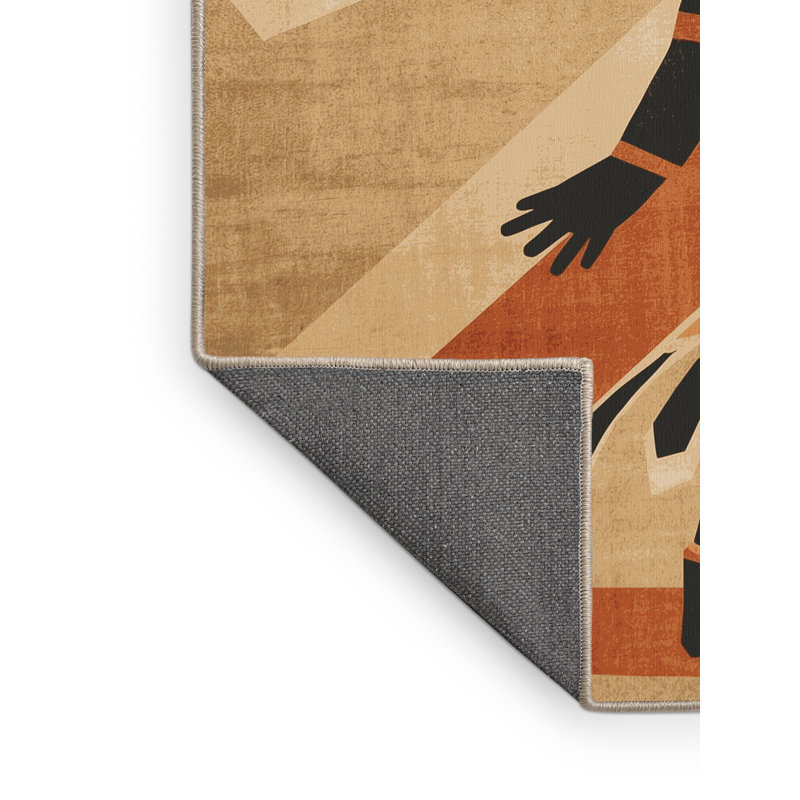 Tapis moelleux moelleux Marvine Hopi Kachina, 5 x 8