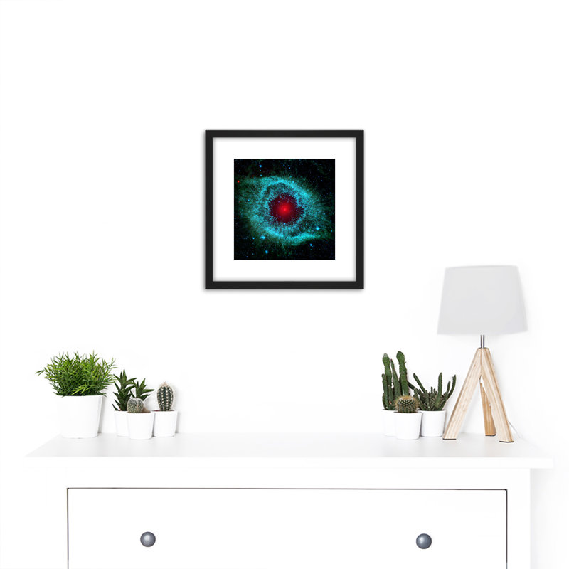 Helix Nebula Dust Comets Space Photograph - Single Picture Frame Print