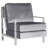 Nyman 30Cm Wide Tufted Linen Armchair-24685771