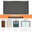 Grey Barrier Mat Heavy Duty Indoor Outdoor Dirt Trapper Door Mat Non-Slip Entrance Rug Hallway kitchen Living Room Shoes Scraper Absorbent Carpet (80x300cm)