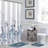 Floral Shower Curtain with Hooks Included-1527096534