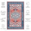 Tapis Arizona 105 rouille / bleu marine-1038664236