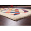 Tapis zone en laine 3 pi 7 po x 5 pi 5 po one-of-kind-noué la new age gabbeh multicolore Haymark