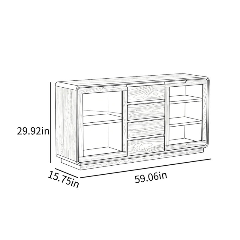 Armoire d'appoint avec plancher