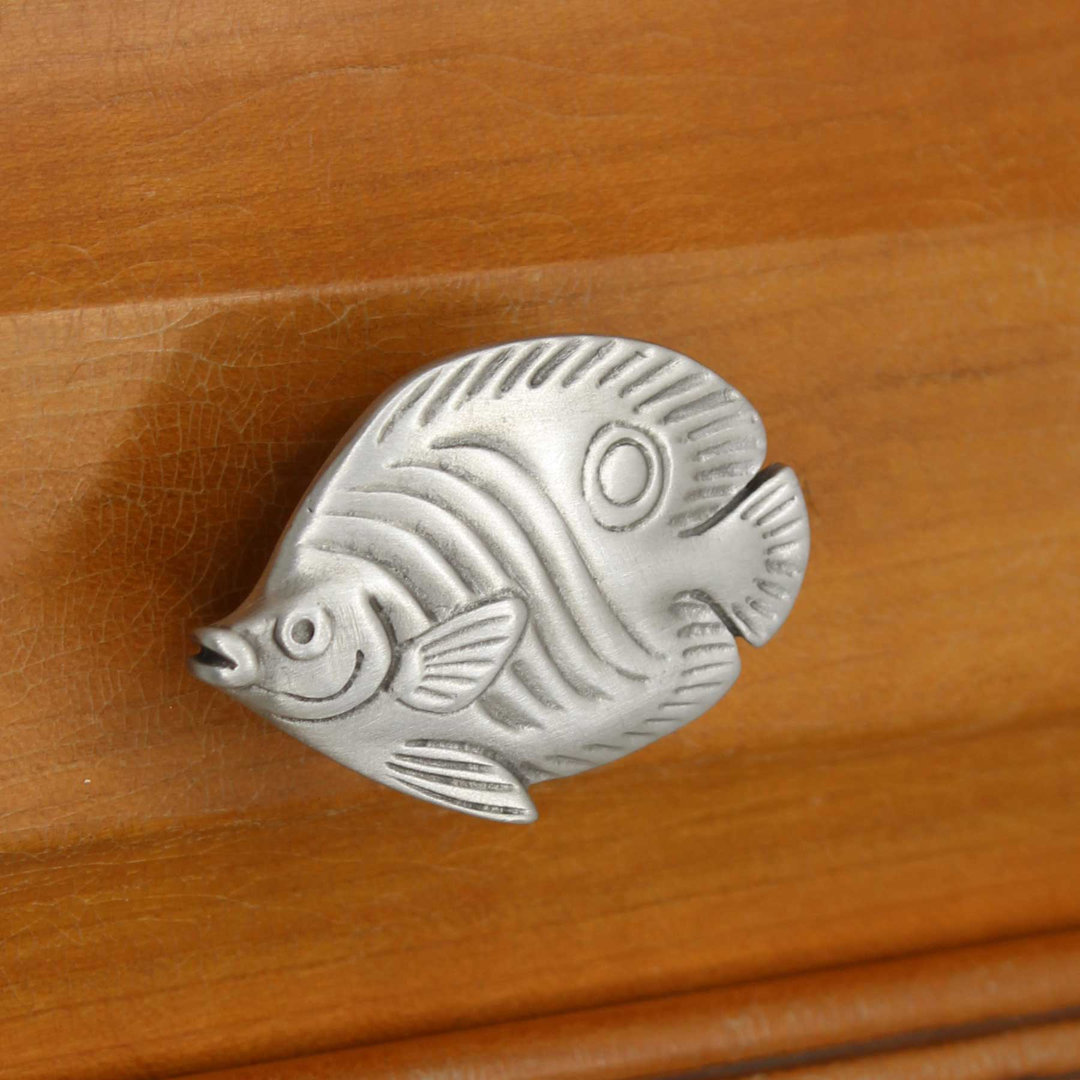 2" Butterfly Fish Left Facing Knob Costello Coastal Knobs