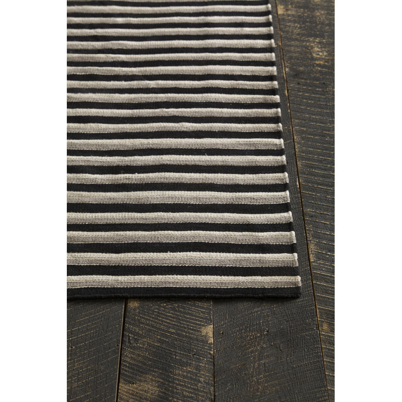 Tapis de zone rayée brun/brun clair Jessia, 7 pi 9 po X 10 pi 6 po
