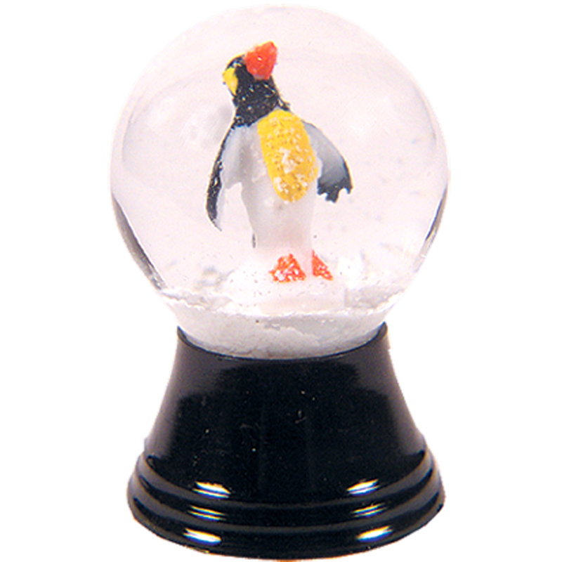 Globe à neige pingouin mini