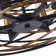 Ameal 6-Light 19.68 inch Oversize Unique Design Adjustable Pendant Light