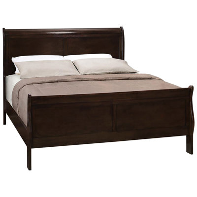 Traditional Full Bed In Rich Cappuccino - Bedroom Piece Color Elegance