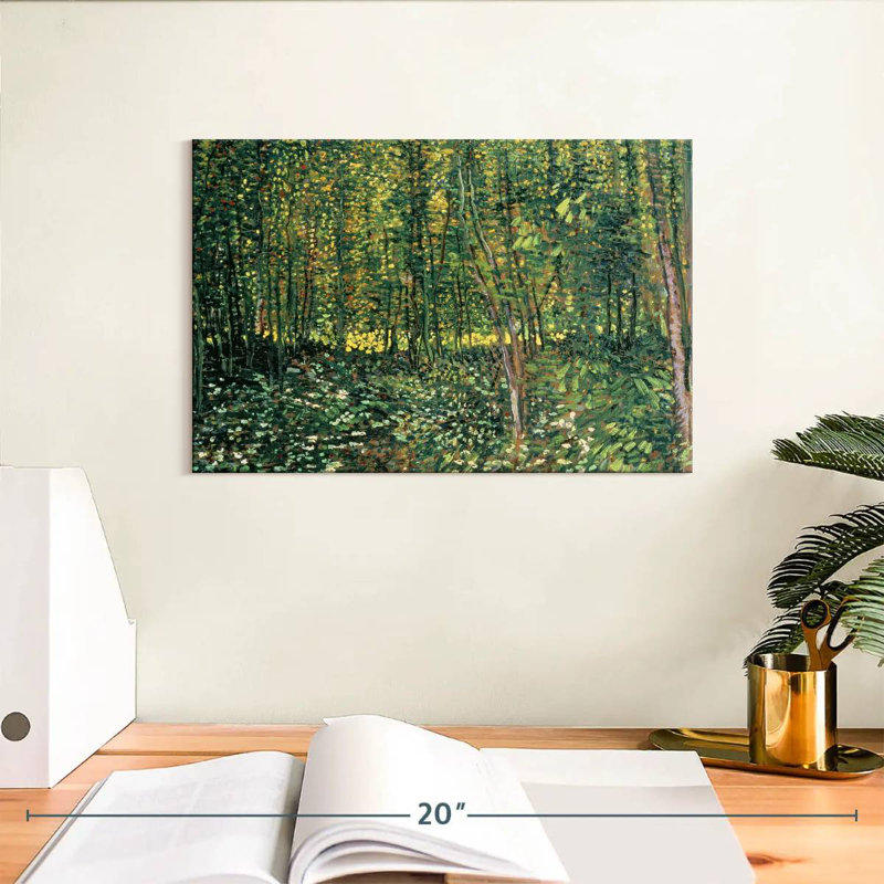 Alvord, arbres et sous-bois, H 8 po x l 12 po