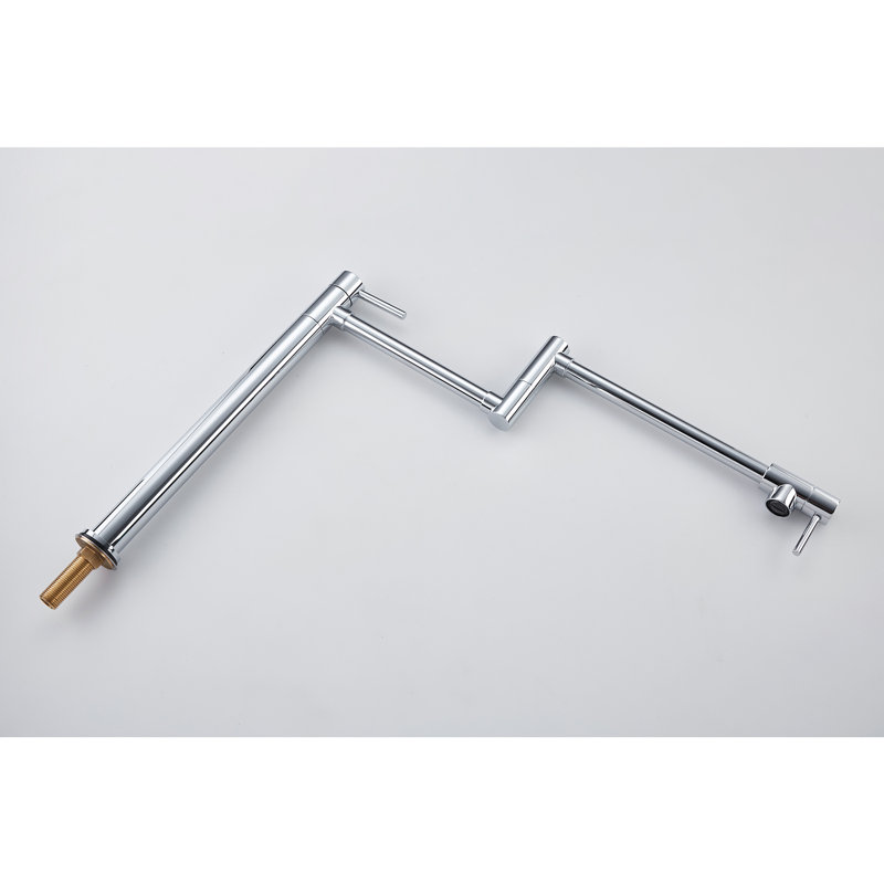 Robinet remplisseur mural avec poignées doubles, bras extensible pliable | Idée de cadeau, Chrome chrome