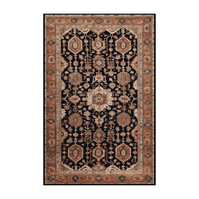 Tapis brun lavable à la machine