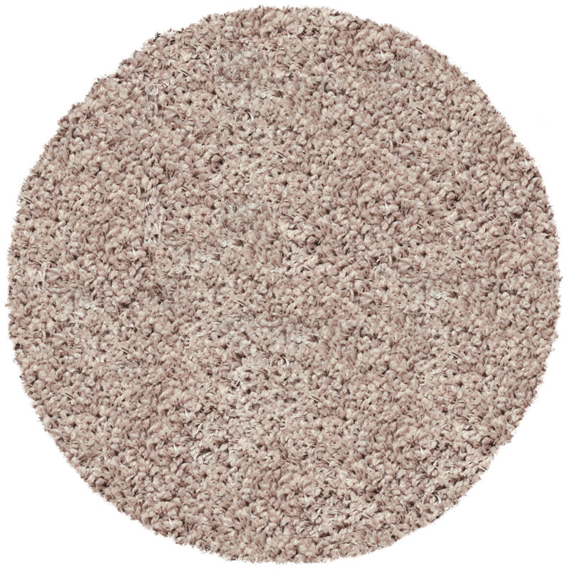 Square Mclamb Solid Colour Area Rug, Round 160cm