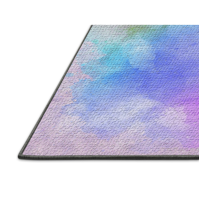 Abstract Indoor Rug, Rectangle 2' x 5'