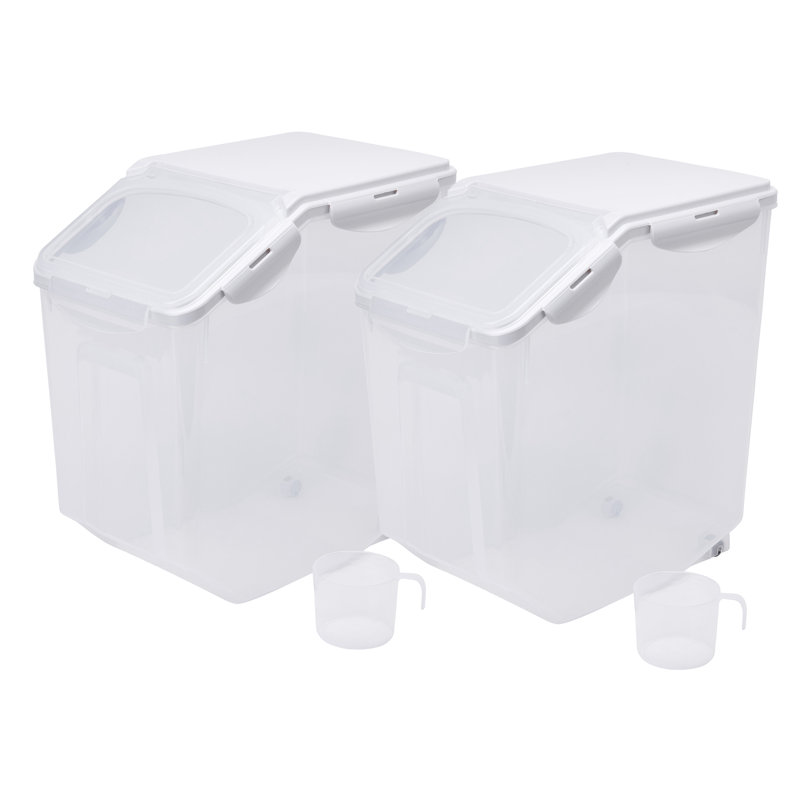 Jill Food Storage Container, Clear, 16 quart, 2
