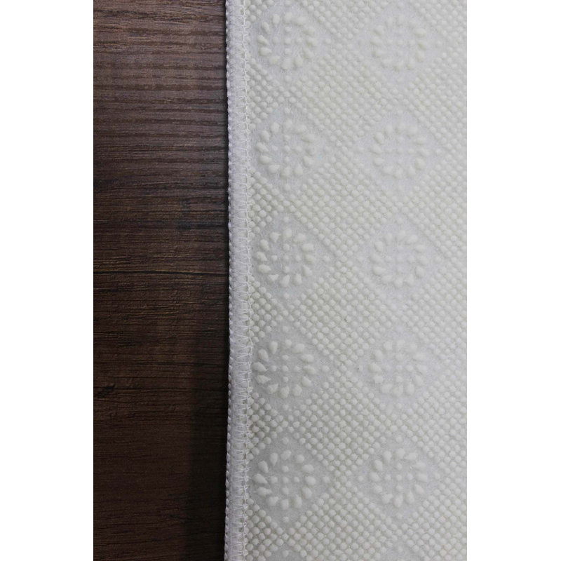 Riebe Patchwork Machine Made Flatweave Polyester Area Rug in Gray/Green/Purple, Rectangle 5'3" x 7'7"