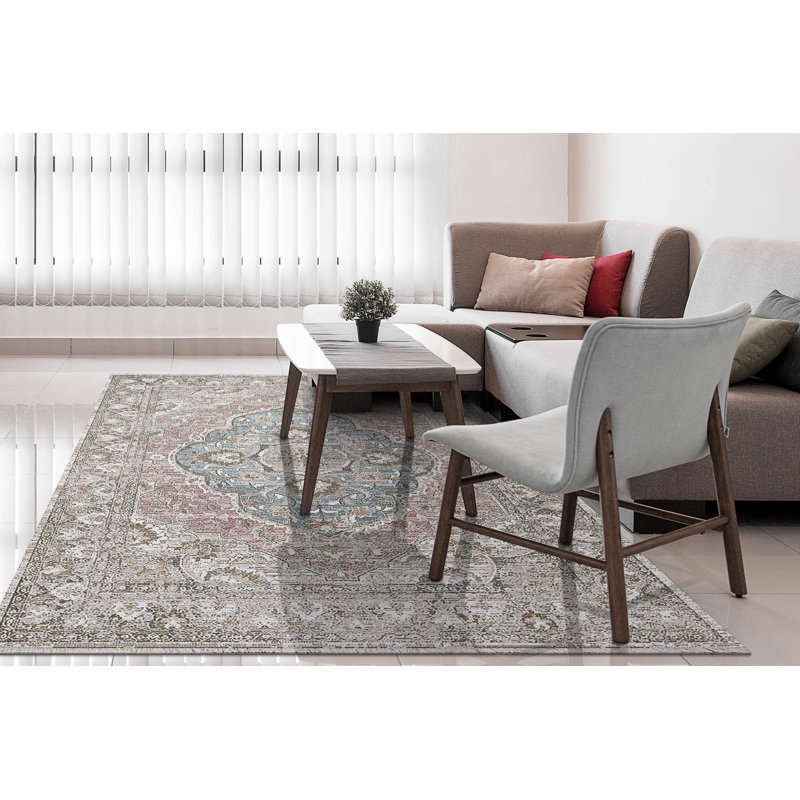 Oriental Indoor Rug, Rectangle 5'3" x 7'7"