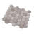 Textured Honeycomb Hexagon Wooden Marble Mosaic Tile-61195743