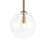 7-Light Modern Linear Clear Glass Chandelier