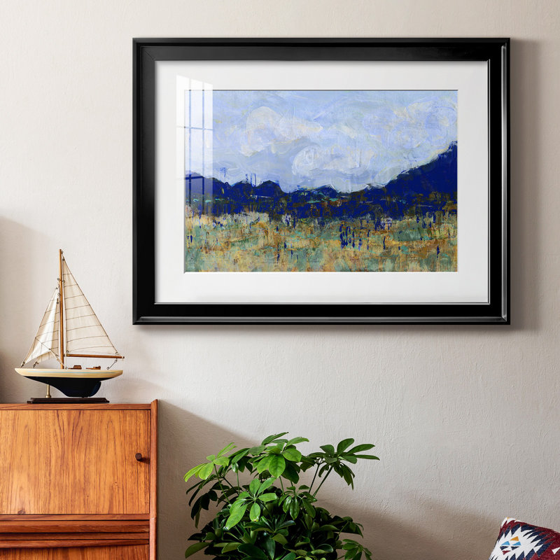 Altiplano II, reproduction encadrée de qualité supérieure - prête à être accrochée, H 22,5 po x l 30,5 po x P 1 po, Blanc