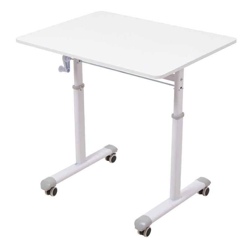 Adjustable Height Modular Iron Computer Desk, 80" W x 60" D