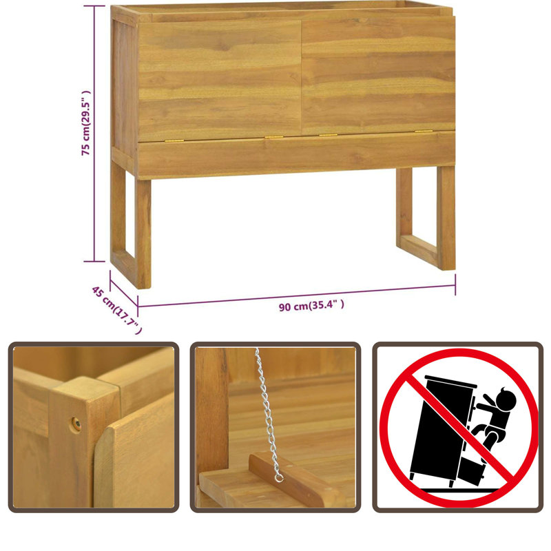 35.4'' Single Bathroom Vanity Base Only