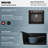 Karran Quartz 25'' X 22'' Single Bowl Drop-in Kitchen Sink Kit-65980504