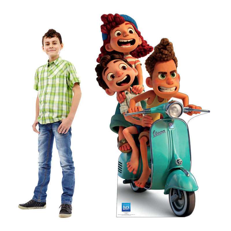 Disney Pixar Luca Life Size Cardboard Cutout Standup