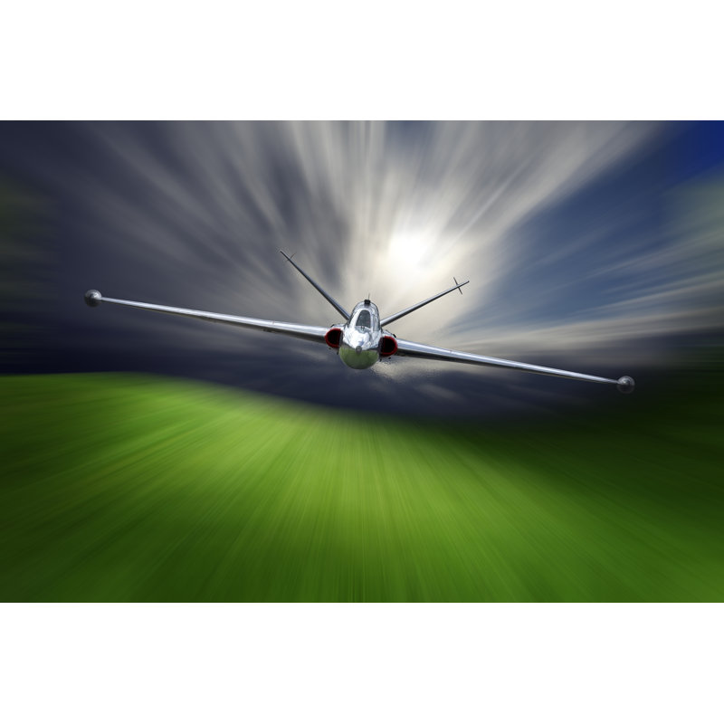 Combat Aircraft - Wrapped Canvas Print, 30cm H x 46cm W
