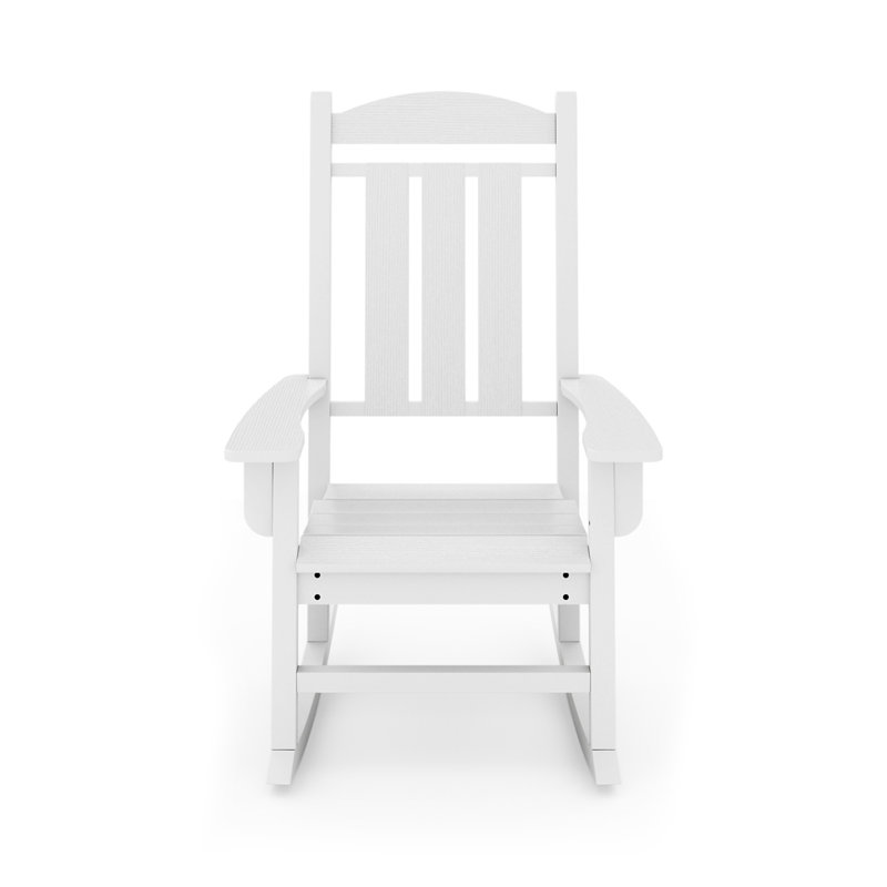Fauteuil à bascule Traditional Porch, Blanc