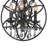 Neida 4 - Light Dimmable Globe Chandelier-210461048