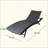 PE Wicker Chaise Lounge With Adjustable Back, For Modern Outdoor Relaxation And Comfort.-1872457243-1872457242