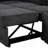 Upholstered 126 " Chenille L-Shaped Sofa Bed-419650709