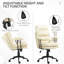 Fauteuil ergonomique en cuir PU confortable pour bureau à domicile et poste de travail