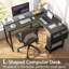 Bureau d'ordinateur en L Pinank