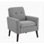 Fauteuil capitonné et rembourré-795905961