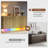 63'' Sideboard Cabinet With 7 Color Dazzles Led Light, Charging Station And Motion Sensor-399396605