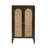Elysium Brown Solid Wood 2 Door Accent Cabinet