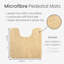 Joyce Microfibre U-Shape Pedestal Mat-34388834