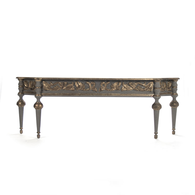 Adrian 96.5'' Solid Wood Top Console Table