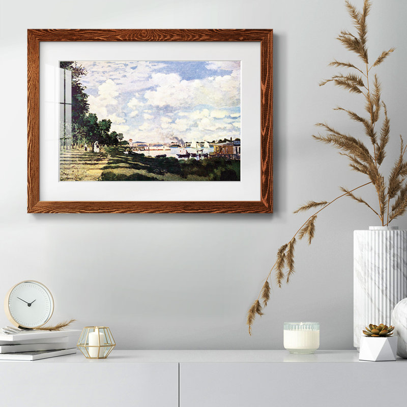 Bassin de la senne près d'Argenteuil par Monet, Érable, H 22 po x l 32 po x P 1,5 po