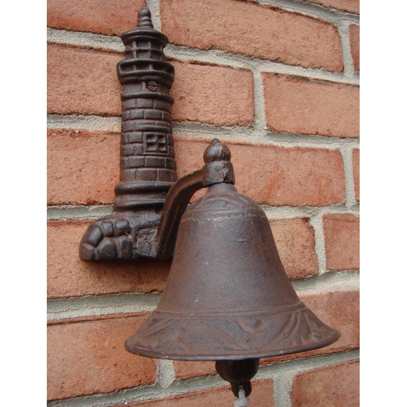 Cast Iron Lighthouse Welcome Bell