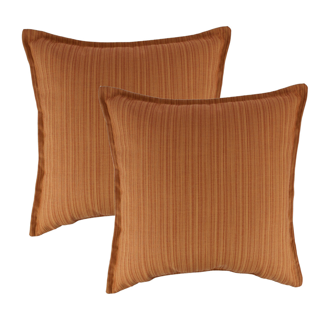  Outdoor Sunbrella Throw Pillow (Set of 2) Austin Horn Classics