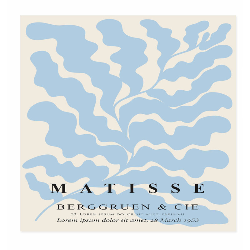 «Botanical», Henri Matisse, H 14 po x l 14 po
