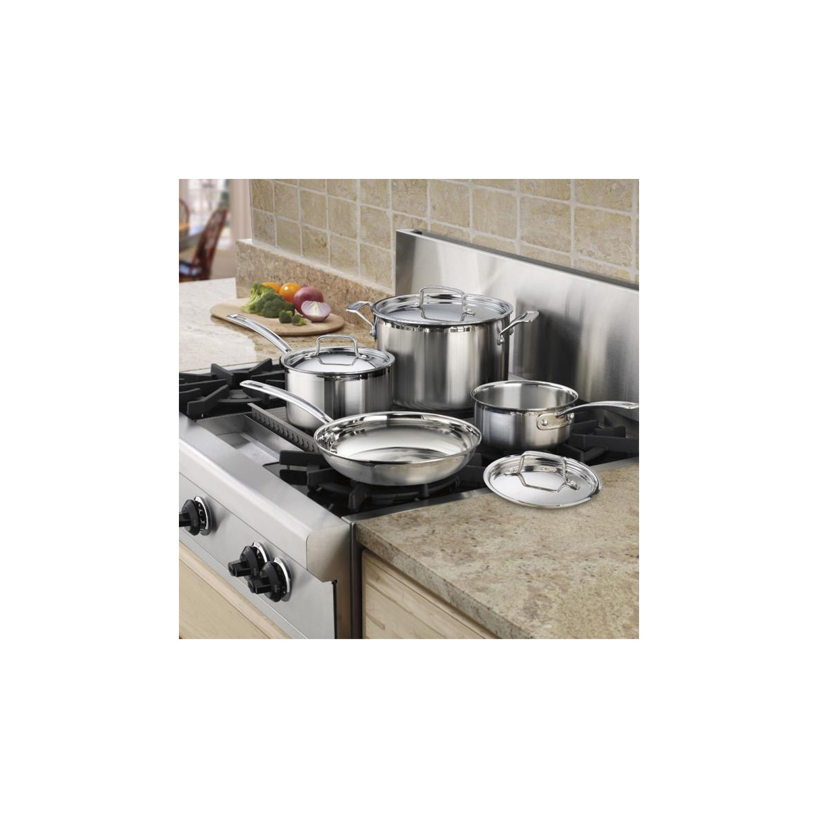 Cuisinart MultiClad Pro 7 Piece Cookware Set