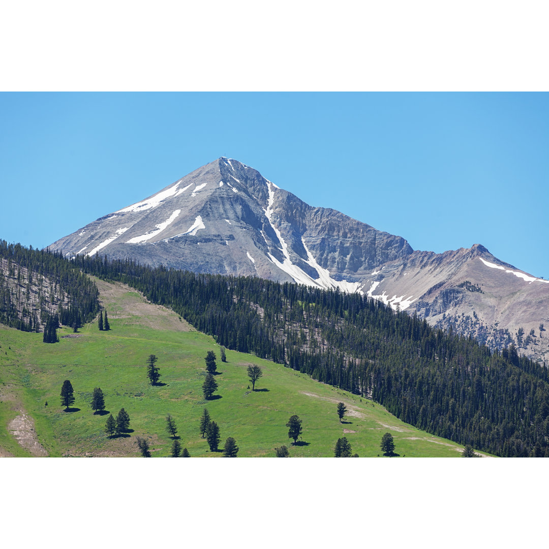 Lone Peak Big Sky Montana von Mlenny - Drucken