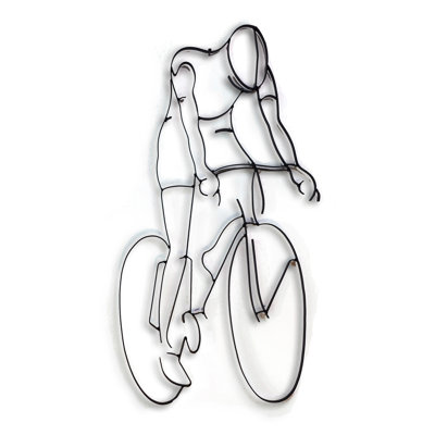 Handmade Modern People Wall Decor on Metal