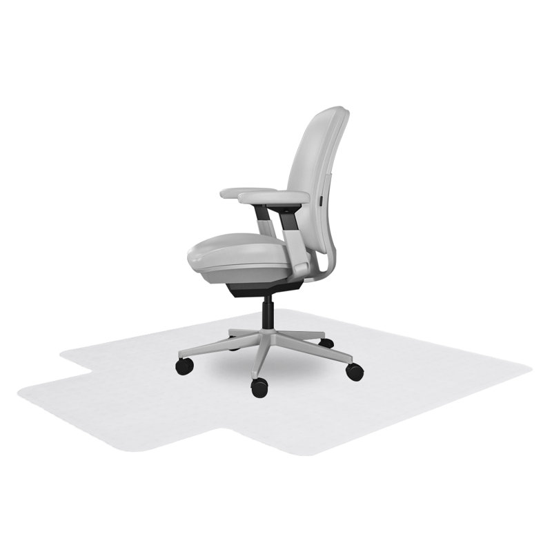 Tapis de chaise droit standard, Noir, l 36 po x P 48 po, Non inclus