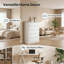 Commode 6 tiroirs pour chambre à coucher, commode haute pour chambre à coucher, commode moderne avec poignées dissimulées, armoire de rangement verticale en bois pour chambre à coucher, salon, entrée