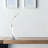 Set Of 2 Polished Chrome LED Arc Table Lamps